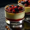 Creme Brulee and Forest Fruit Cup